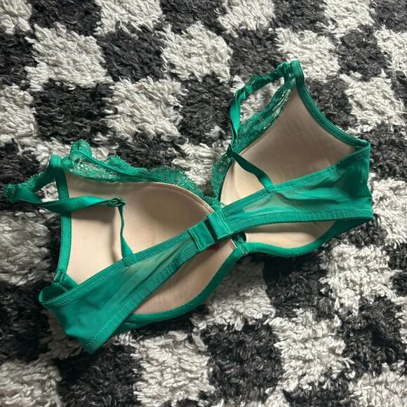 Victoria Secret Green Lace Bra - Picture 3 of 4